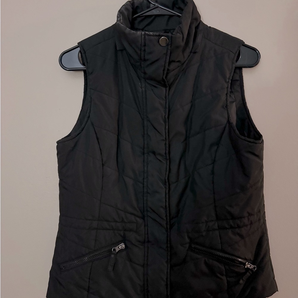 American Rag Black Quilted Vest